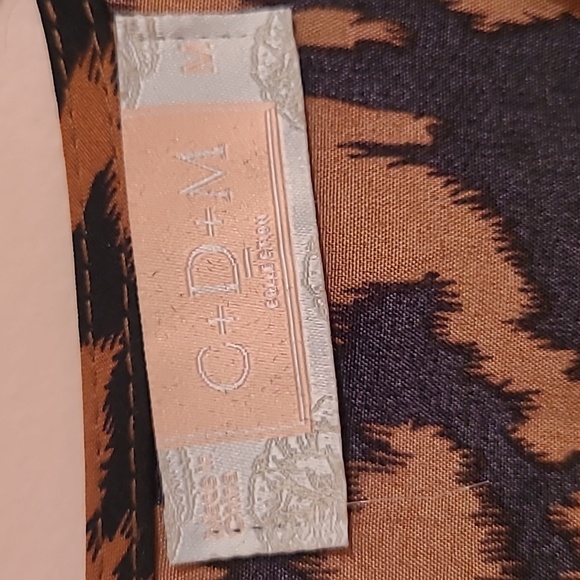 C+D+M Leopard Wrap Dress - Picture 3 of 4